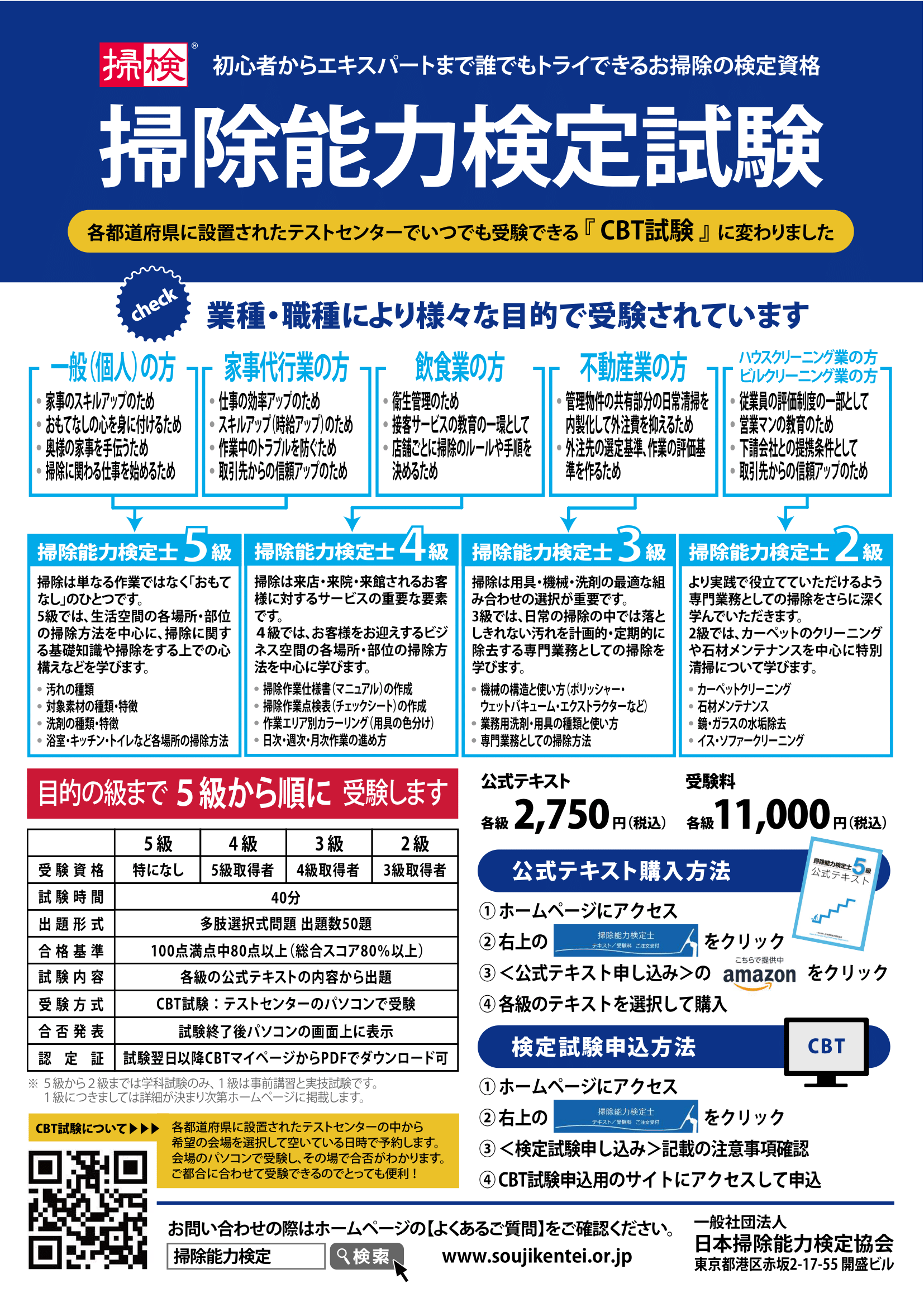 掃除能力検定　受験案内